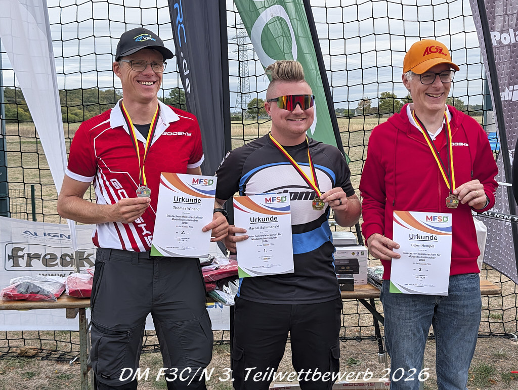 Deutsche Meisterschaft F3N 2026 - Gewinner